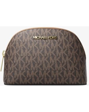 Michael Kors Jet Set Medium Signature Logo Travel Kit - Gray
