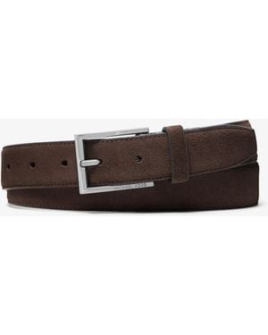 Michael Kors Michael Kors Suede Belt - White