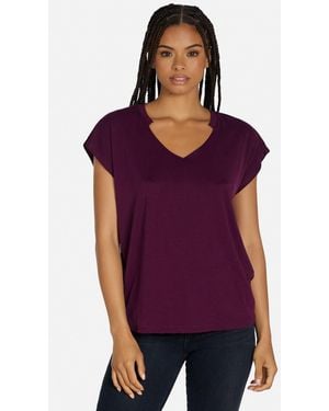 Michael Lauren Hasan Deep Merlot - Purple