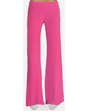 Michael Lauren Derby Wide Leg Pant - Pink