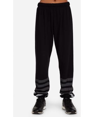 Michael Lauren George Ombré Stripes - Black