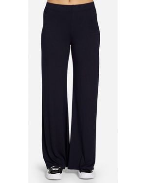 Michael Lauren Derby Core Wide Leg Pant - Blue
