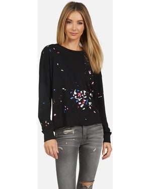 Michael Lauren Keegan Crop Tee - Black