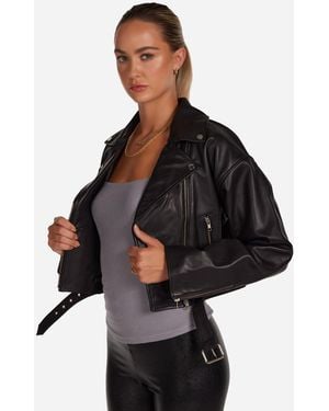 Michael Lauren Alton Leather Jacket - Black