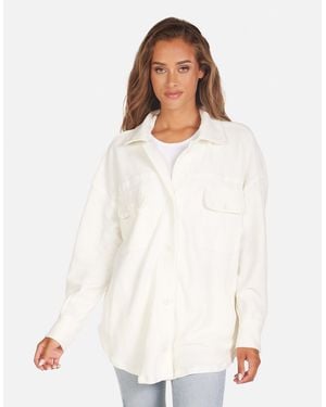 Michael Lauren Finbar Barn Jacket - White