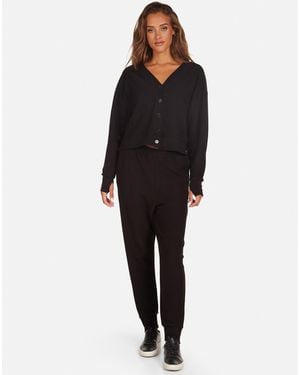 Michael Lauren Henrick L/s Button Down - Black