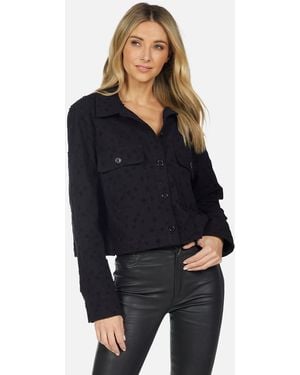 Michael Lauren Dodge Oversized Cargo Jacket - Blue