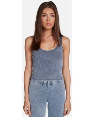 Michael Lauren Hazuki Faded Denim - Blue