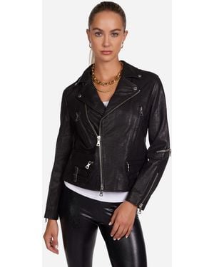 Michael Lauren Kalei Leather Jacket - Black