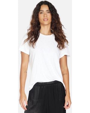Michael Lauren Hall Tee Crystals - White