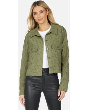 Michael Lauren Dodge Oversized Cargo Jacket - Green