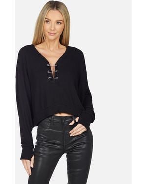 Michael Lauren Alabama Safety Pins - Black