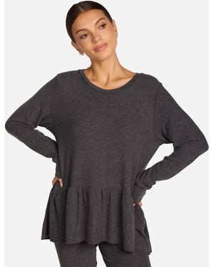 Michael Lauren Tex Heather Black - Gray