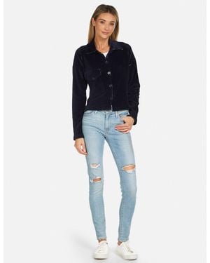 Michael Lauren Agoston Button Down Polo - Blue