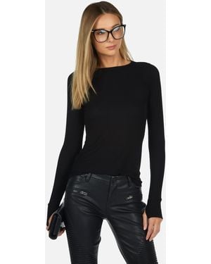 Michael Lauren Alick Core Fitted Tee Black