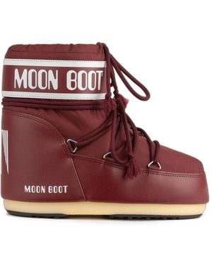 Moon Boot Stivali Doposcì Icon Low Bordeaux - Rosso