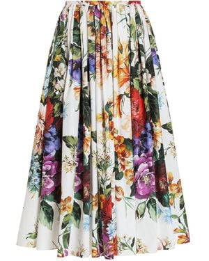 Dolce & Gabbana Midi Skirt - White