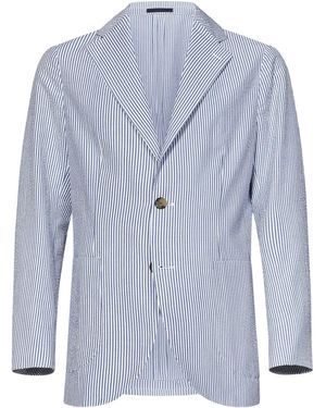 Franzese Collection Pronta Sartoria Giacca Modello Napoli Franzese Napoli - Blu