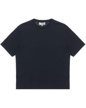 Studio Nicholson T-Shirt 'Bric' Relaxed Fit - Blu