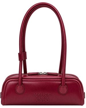 Marge Sherwood Borsa A Spalla Soft Boston Ew Mini - Rosso