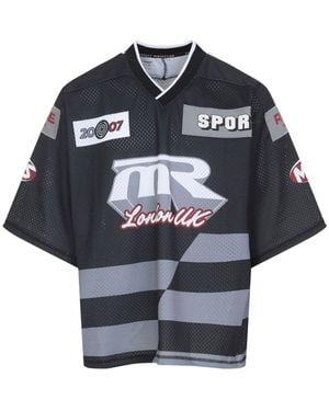 Martine Rose Hockey T-Shirt - Blue