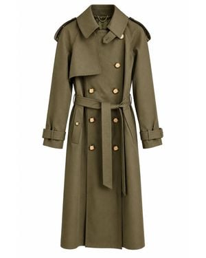 Victoria Beckham Trench Doppiopetto Esmee - Verde