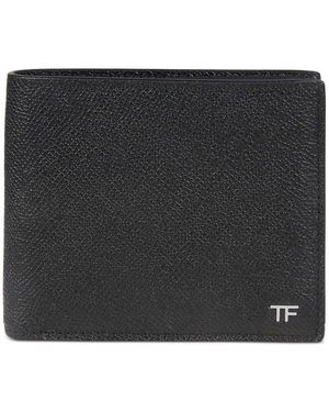 Tom Ford Portafogli Bi-Fold - Nero