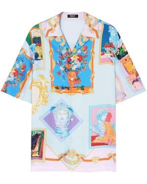 Versace Silk Shirt - Blue