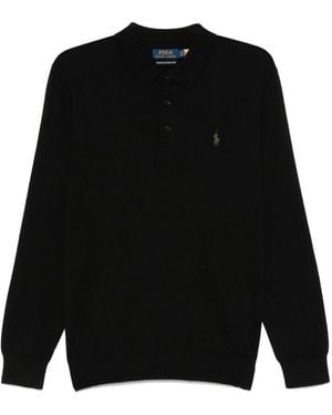 Polo Ralph Lauren Polo A Maniche Lunghe - Nero
