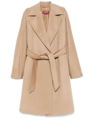 Max Mara Dravenna Coat - Natural