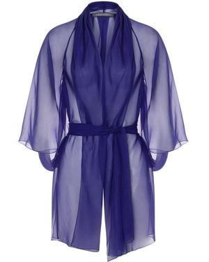Alberta Ferretti Cape - Blue