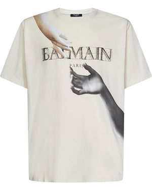 Maglietta balmain uomo best sale