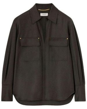 Agnona Camicia Oversize - Nero