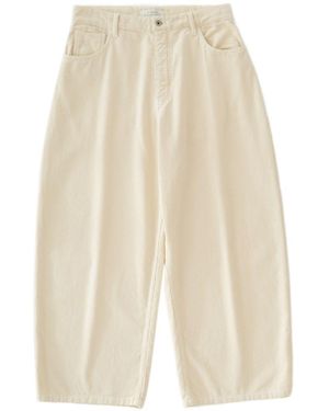 Studio Nicholson Jeans Crop Paolo - Bianco