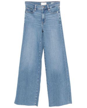 FRAME Jeans A Palazzo Slim Fit - Blu