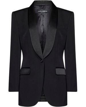 Dolce & Gabbana Giacca Tuxedo Monopetto - Nero