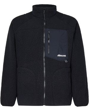 Mizuno Giubbino Nero Reversibile - Blu