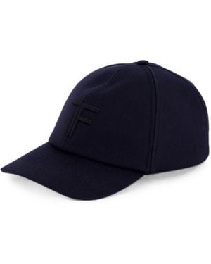 Tom Ford Berretto Da Baseball Notte - Blu