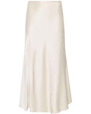 LAPOINTE Midi Skirt - White