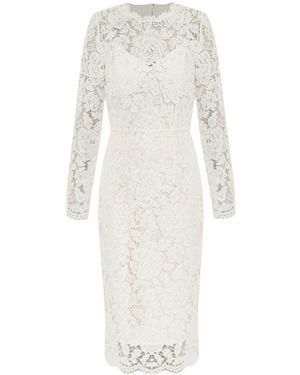 Dolce & Gabbana Midi Dress - White