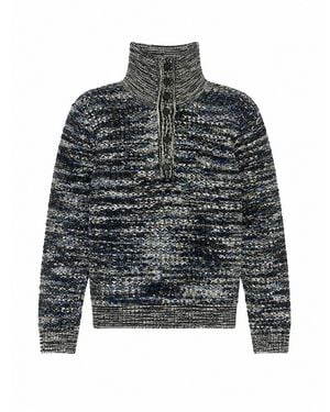 Missoni Maglia A Collo Alto Con Bottoni - Grigio