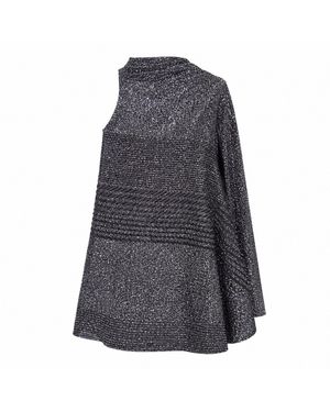 Missoni Abito Corto Asimmetrico - Grigio