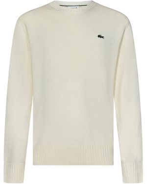 White Lacoste Knitwear for Men Lyst