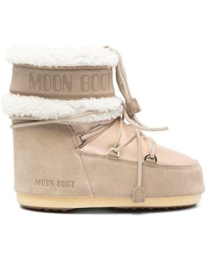 Moon Boot Stivali Doposcì Icon Low Pearly Pesca E Sabbia - Neutro