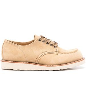 Red Wing 8079 Shop Moc Toe Oxford Laced Up - Natural