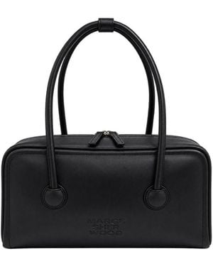 Marge Sherwood Borsa A Spalla A Bauletto Soft Boston Small - Nero