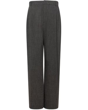 THESTROY Pantaloni Inno A Gamba Ampia - Grigio