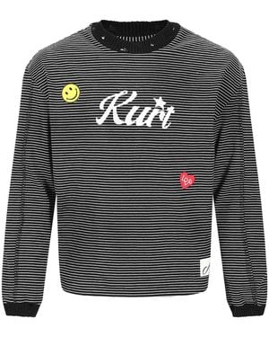 ANDERSSON BELL T-Shirt Kurt Stripe Anderson Bell - Grigio