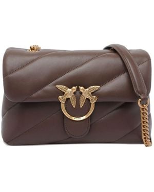 Pinko Big Love Bag Puff Shoulder Bag - Brown