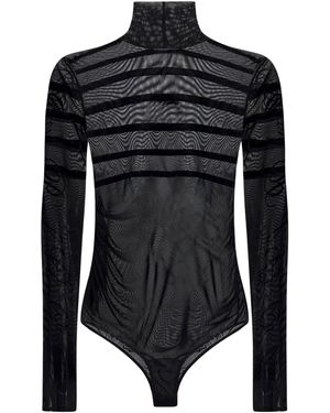 Designer Long Sleeve Velvet Bodysuits for Women - Up to 71